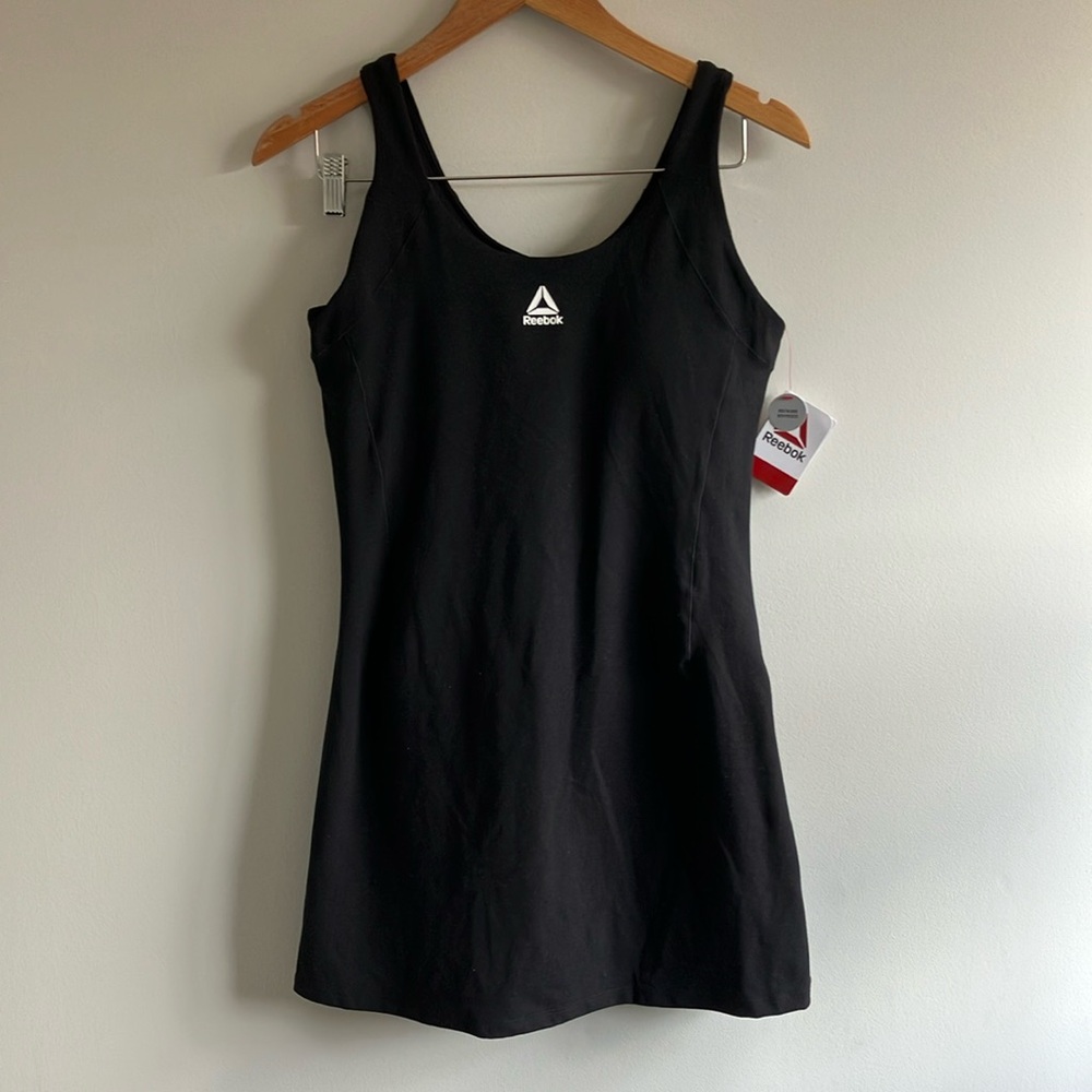 Reebok Black athletic tennis Sleeveless Dress size medium New
